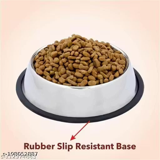 AUNOVA Combo Dog/Pet Bowl 750ml - Non-Skid Food Water Feeding Bowl for Dogs & Cats