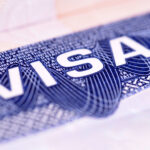 USA H-2B Visa 2026 (Second Half): Approved Sponsors List & How to Find Jobs (Official Guide) Closeup detail of a US visa document.